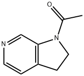 1H-Pyrrolo[2,3-c]pyridine, 1-acetyl-2,3-dihydro- (9CI) Struktur