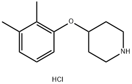 4-(2,3-Dimethylphenoxy)piperidine hydrochloride Struktur