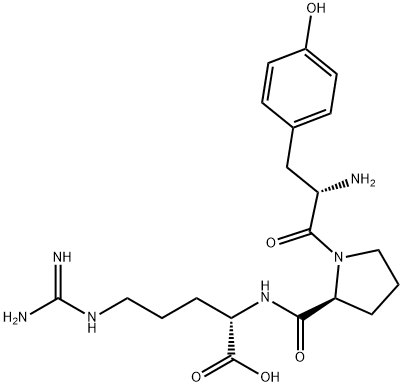 tyrosyl-prolyl-arginine Struktur