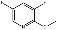 3,5-Difluoro-2-methoxypyridine Struktur