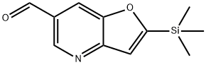 2-(Trimethylsilyl)furo[3,2-b]pyridine-6-carbaldehyde Struktur