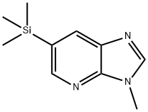 3-Methyl-6-(trimethylsilyl)-3H-imidazo[4,5-b]pyridine Struktur