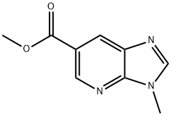 Methyl 3-methyl-3H-imidazo[4,5-b]pyridine-6-carboxylate Struktur