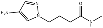 4-(4-amino-1H-pyrazol-1-yl)-N-methylbutanamide(SALTDATA: 2.8HCl) Struktur