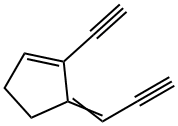 Cyclopentene, 1-ethynyl-5-(2-propynylidene)- (9CI) Struktur