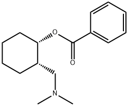 2-dimethylaminomethylcyclohexyl benzoate Struktur