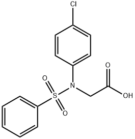 2-[4-CHLORO(PHENYLSULFONYL)ANILINO]ACETIC ACID