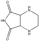 1H-Pyrrolo[3,4-b]pyrazine-5,7(2H,6H)-dione,  tetrahydro- Struktur