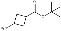 3-Aminocyclobutanecarboxylic  acid  tert-butyl  ester Struktur