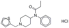 Thienyl Fentanyl Hydrochloride Struktur