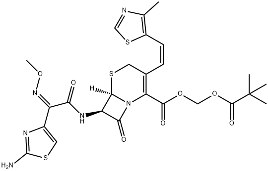 Cefditoren pivoxil Struktur