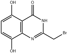 4(1H)-Quinazolinone,  2-(bromomethyl)-5,8-dihydroxy-  (9CI) Struktur