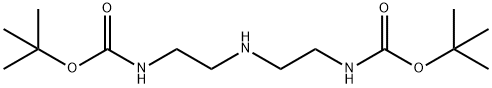 1,7-Bis-boc-1,4,7-triazaheptane Struktur