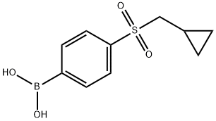 4-(Cyclopropylmethylsulfonyl)phenylboronic acid Struktur