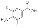 4-AMINOBENZOIC ACID, [3,5-3H] Struktur