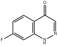 7-fluorocinnolin-4(3H)-one Struktur