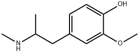 4-hydroxy-3-methoxymethamphetamine Struktur