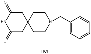 9-benzyl-3,9-diazaspiro[5.5]undecane-2,4-dione (Hydrochloride) Struktur