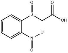 [(2-NITROPHENYL)SULFINYL]ACETIC ACID Struktur