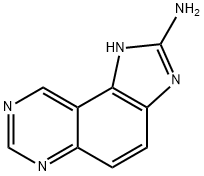 1H-Imidazo[4,5-f]quinazolin-2-amine(9CI) Struktur