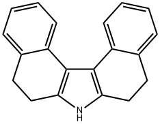 5,6,8,9-Tetrahydro-7H-dibenzo[c,g]carbazole Struktur