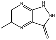 1H-Pyrazolo[3,4-b]pyrazin-3-ol,5-methyl-(6CI) Struktur