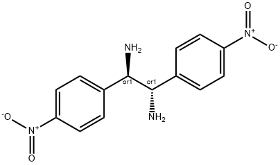 MESO-1,2-BIS(4-NITROPHENYL)ETHANE-1,2-DIAMINE Struktur