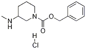 benzyl 3-(methylamino)piperidine-1-carboxylate hydrochloride Struktur