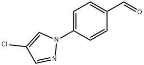 4-(4-chloro-1H-pyrazol-1-yl)benzaldehyde Struktur