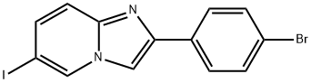 2-(4-BROMOPHENYL)-6-IODOIMIDAZO(1 2-A)P&