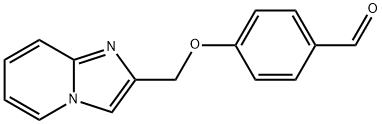 4-(imidazo[1,2-a]pyridin-2-ylmethoxy)benzaldehyde Struktur