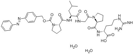 COLLAGENASE CHROMOPHORE-SUBSTRATE Struktur