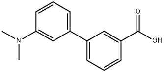 3-(DiMethylaMino)biphenyl-3-carboxylic acid Struktur