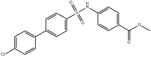 Methyl 4-(4'-chloro-4-biphenylylsulfonylaMino)benzoate, 96% Struktur