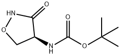 Carbamic acid, (3-oxo-4-isoxazolidinyl)-, 1,1-dimethylethyl ester, (S)- (9CI) Struktur