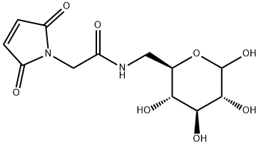 N-(N-maleoylglycyl)-6-amino-6-deoxyglucopyranose Struktur