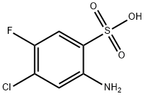 2-amino-4-chloro-5-fluorophenyl sulfate Struktur