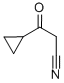 3-Cyclopropyl-3-oxopropanenitrile Struktur