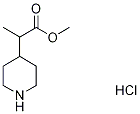 methyl 2-piperidin-4-ylpropanoate hydrochloride Struktur