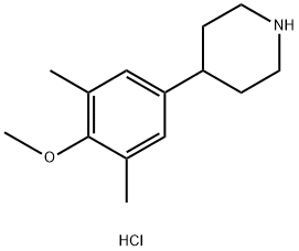 4-(4-Methoxy-3,5-dimethylphenyl)piperidinehydrochloride Struktur