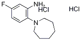 2-Azepan-1-yl-5-fluoro-phenylamine dihydrochloride Struktur