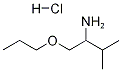 3-METHYL-1-PROPOXY-2-BUTANAMINE HYDROCHLORIDE Struktur