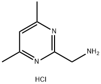 C-(4,6-Dimethyl-pyrimidin-2-yl)-methylamine dihydrochloride Struktur