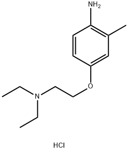 N-[2-(4-Amino-3-methylphenoxy)ethyl]-N,N-diethylamine dihydrochloride Struktur