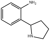 2-(2-Pyrrolidinyl)benzenamine Struktur