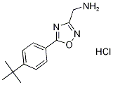 C-[5-(4-tert-Butyl-phenyl)-[1,2,4]oxadiazol-3-yl]-methylamine hydrochloride Struktur