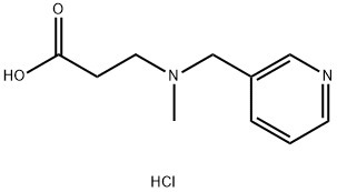 3-(Methyl-pyridin-3-ylmethyl-amino)-propionic acid dihydrochloride Struktur