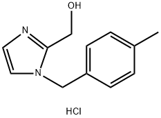 [1-(4-methylbenzyl)-1H-imidazol-2-yl]methanol hydrochloride Struktur