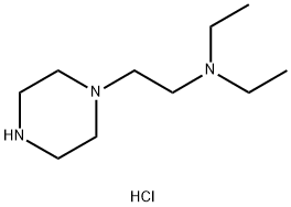 Diethyl-(2-piperazin-1-yl-ethyl)-aminedihydrochloride Struktur