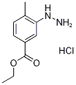 Ethyl 3-hydrazinyl-4-Methylbenzoate hydrochloride Struktur